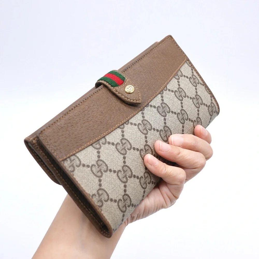 🍓GUCCI PVC Long Wallet - Picture 3 of 10